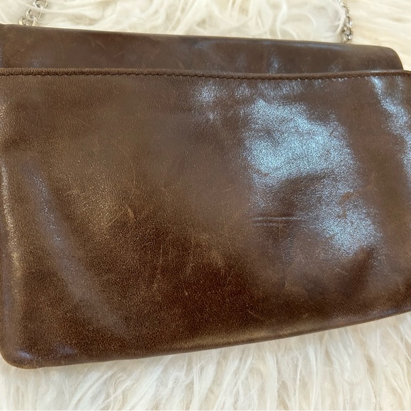 Hobo brown leather crossbody bag - Picture 6 of 16